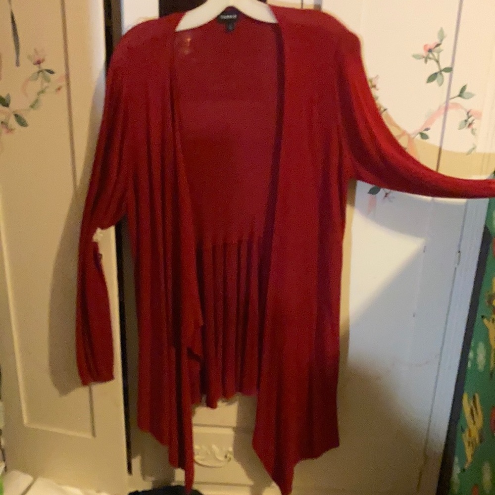 Red Torrid knit Cardigan
